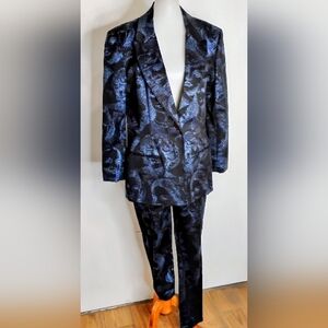 PAOLO SANTINI COTTON BLEND PANTSUIT